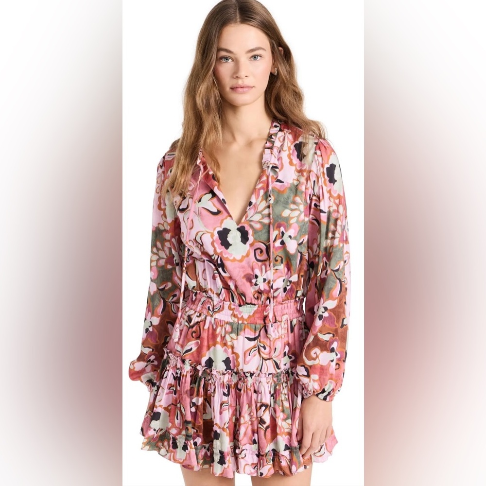 Misa Los Angeles Lorena Cotton Mini Dress XSmall NWT